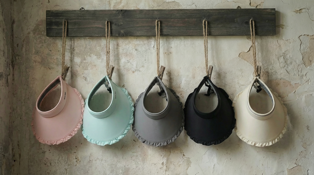 The Ruffled Reverie Sun Visor