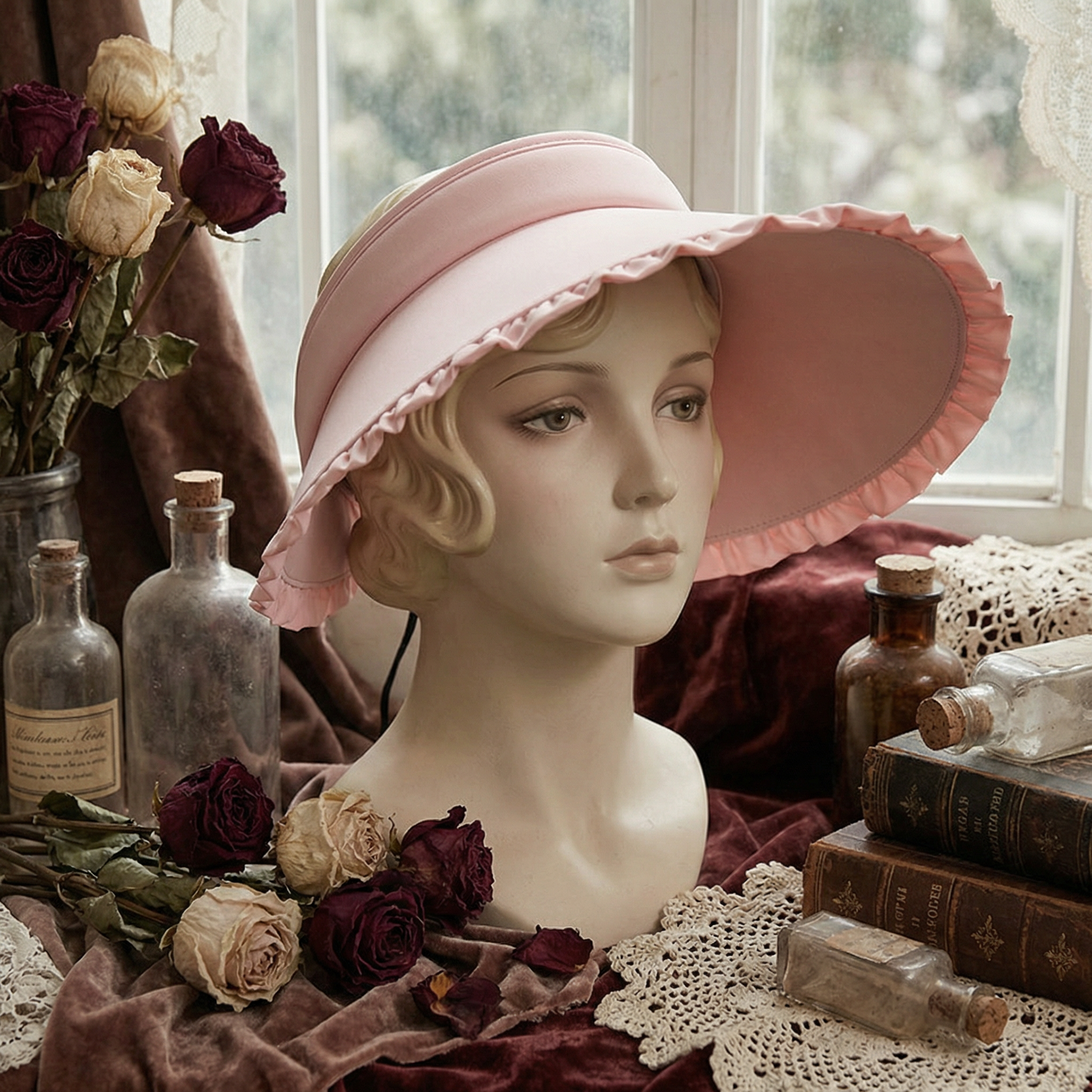 The Ruffled Reverie Sun Visor