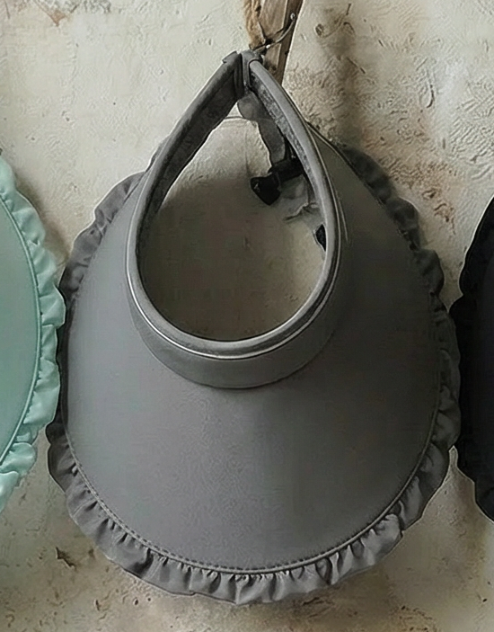 The Ruffled Reverie Sun Visor