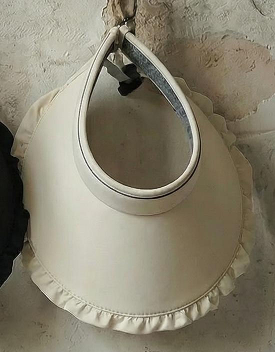 The Ruffled Reverie Sun Visor