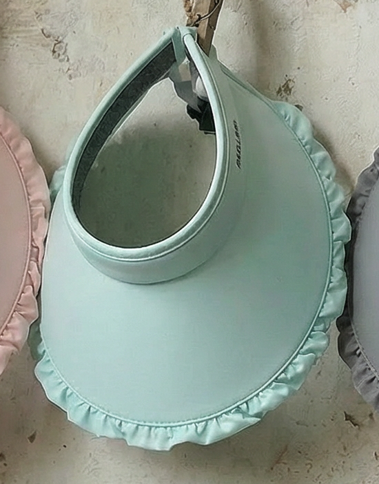 The Ruffled Reverie Sun Visor