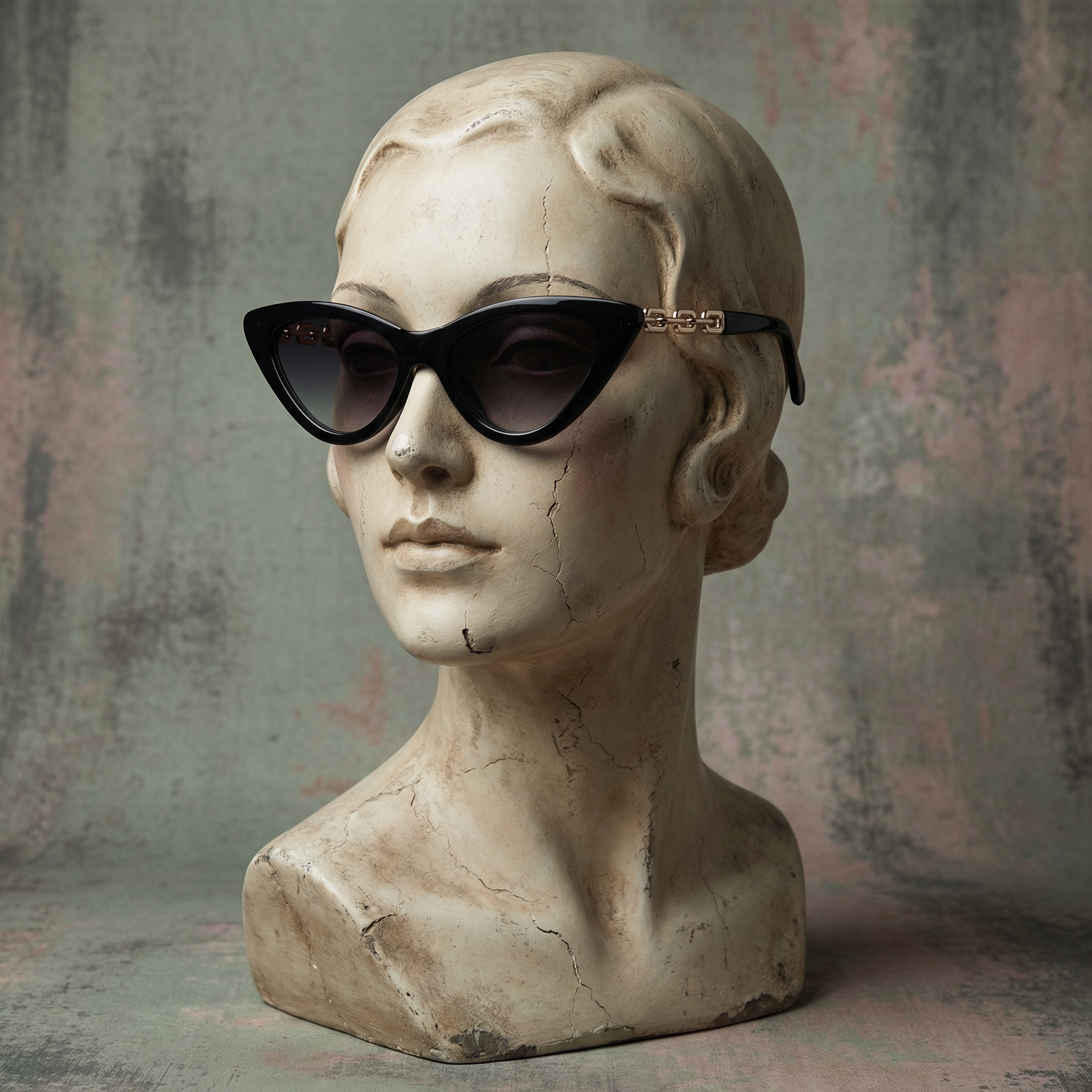The Chain Link Cat-Eye Sunglasses