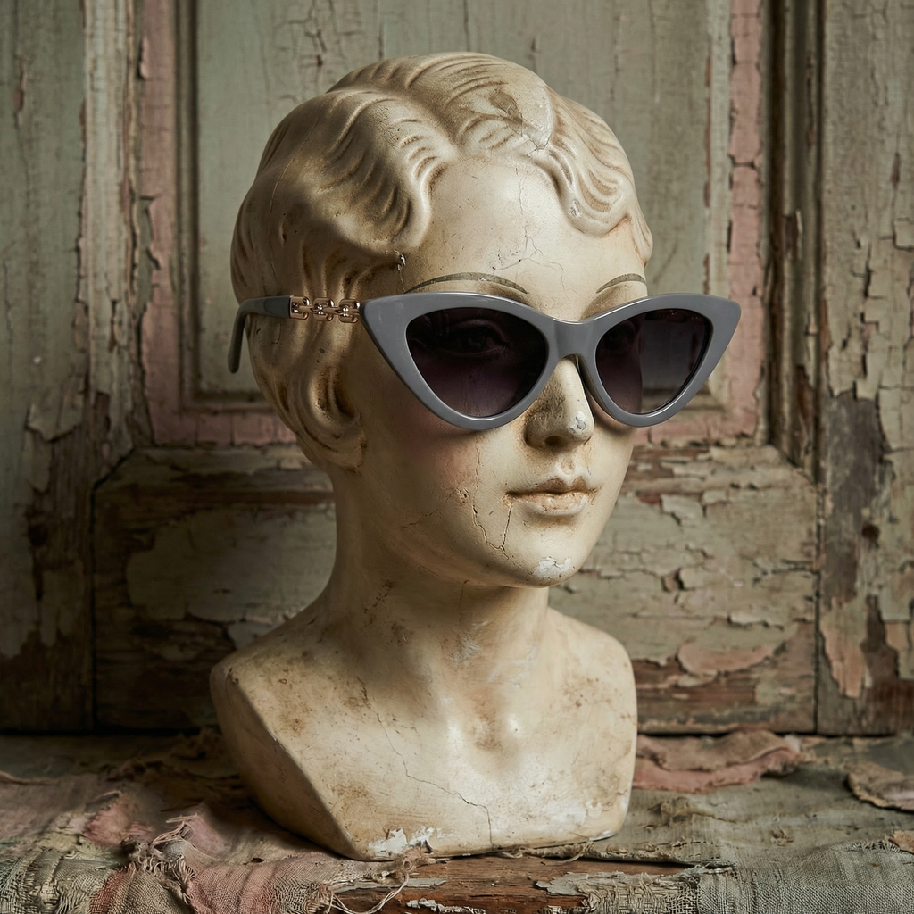 The Chain Link Cat-Eye Sunglasses