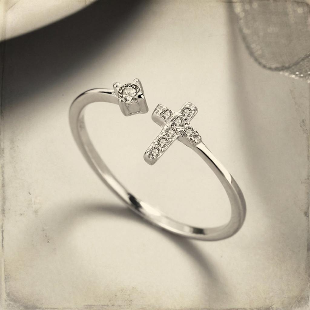 The Cross and Stone Ring