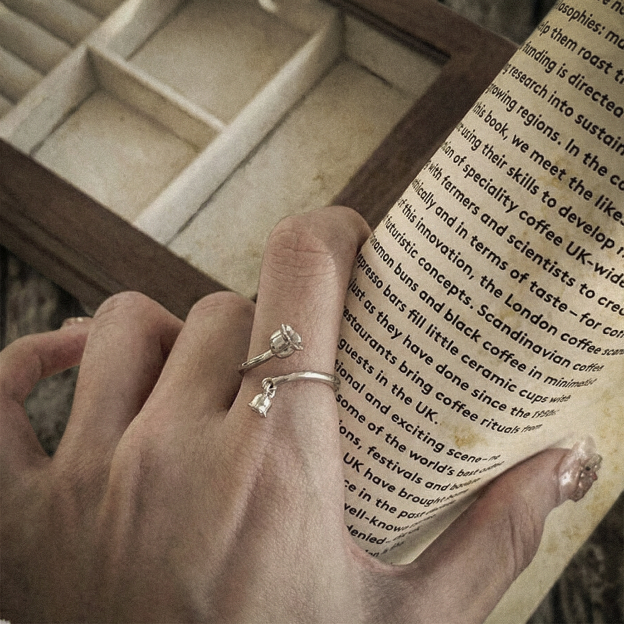 The Crown and Key Bypass Ring