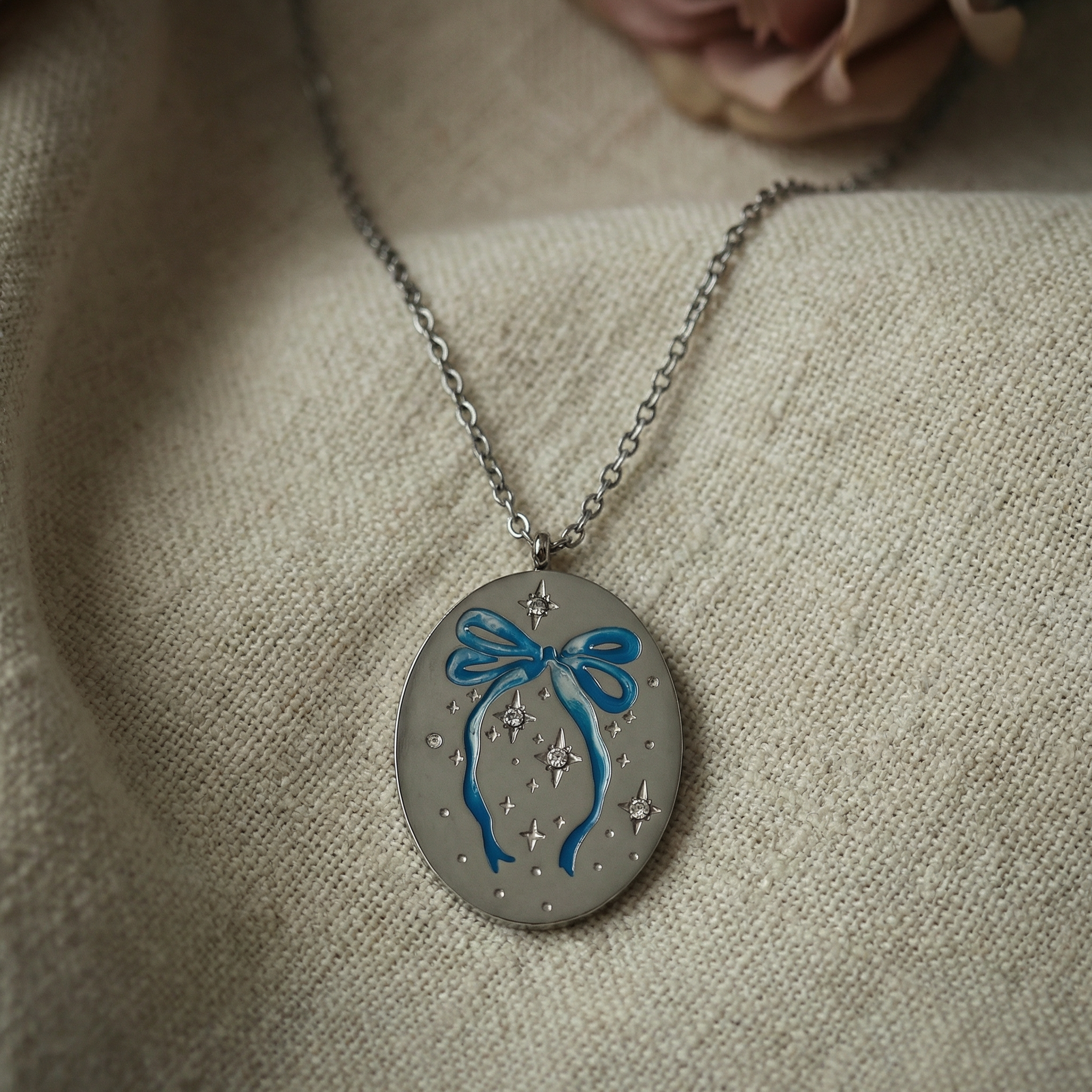 The Enamel Medallion Necklace