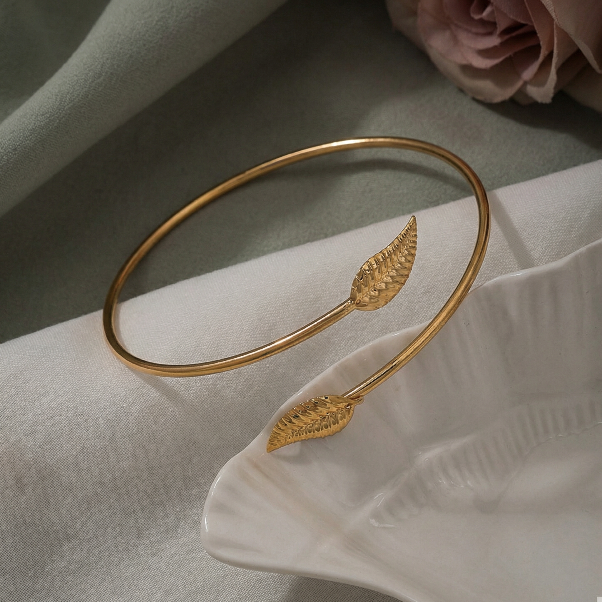 The Gilded Leaf Cuff