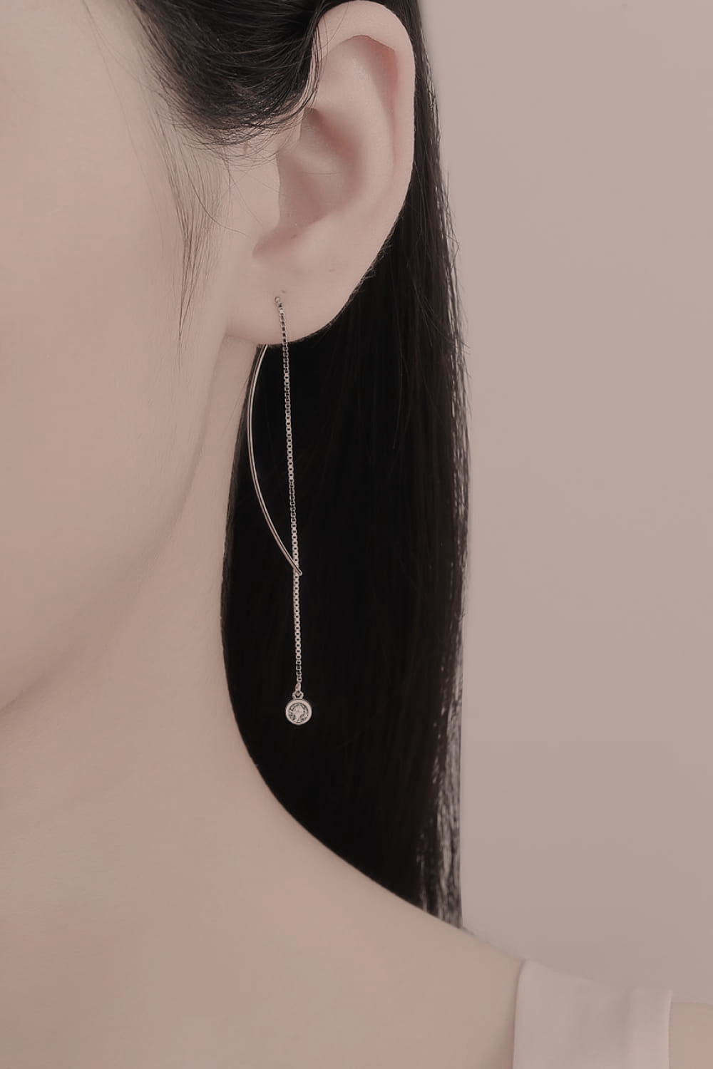 The Linear Bar Threader Earrings