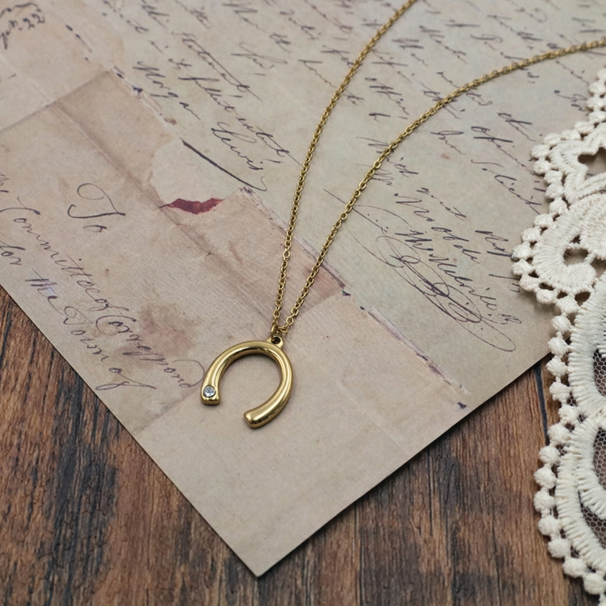 The Lucky Horseshoe Necklace