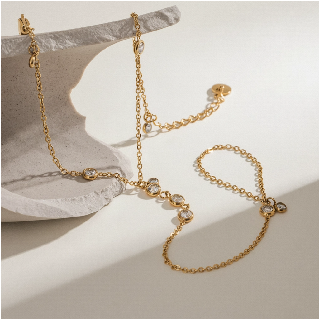 The Luminous Thread Hand Chain