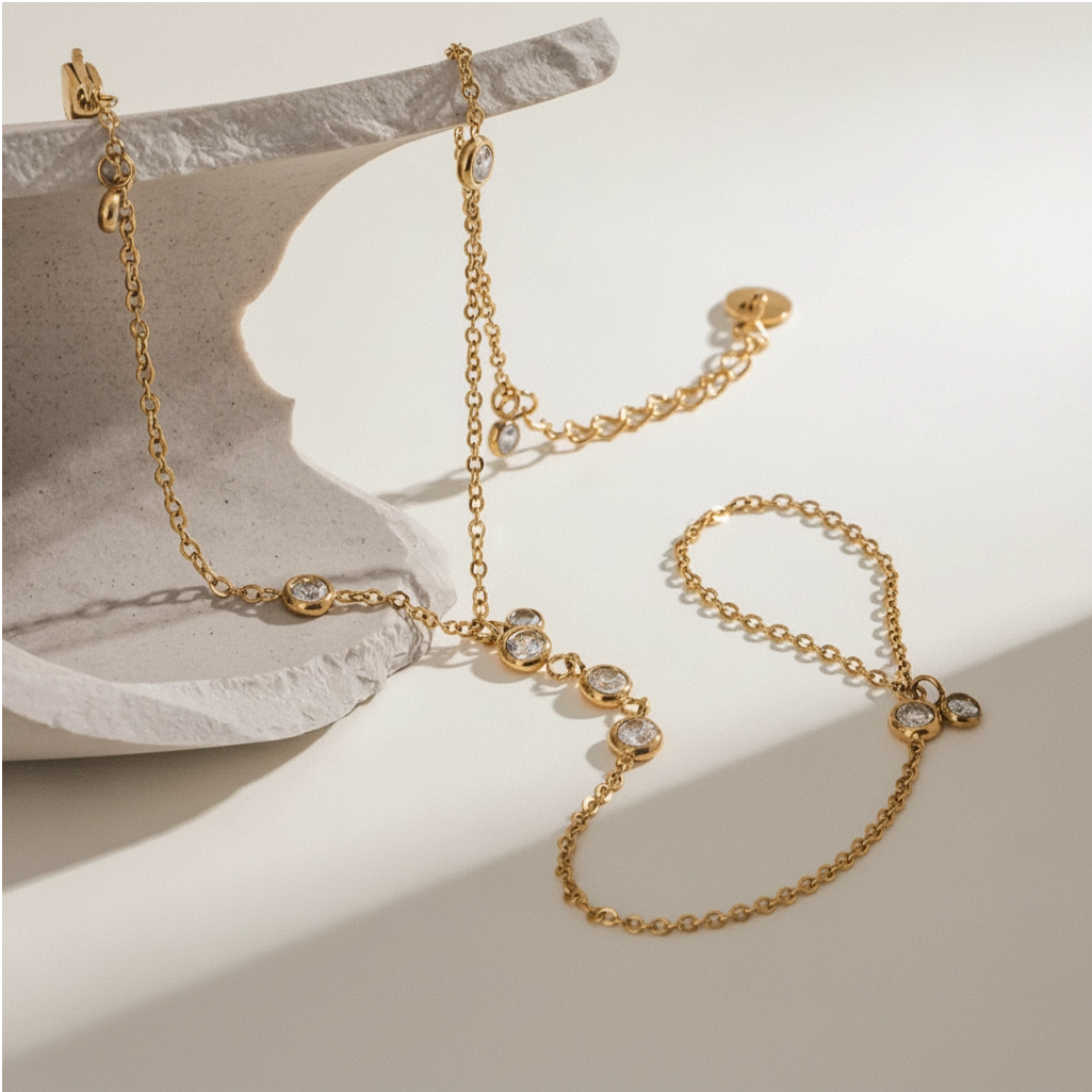 The Luminous Thread Hand Chain
