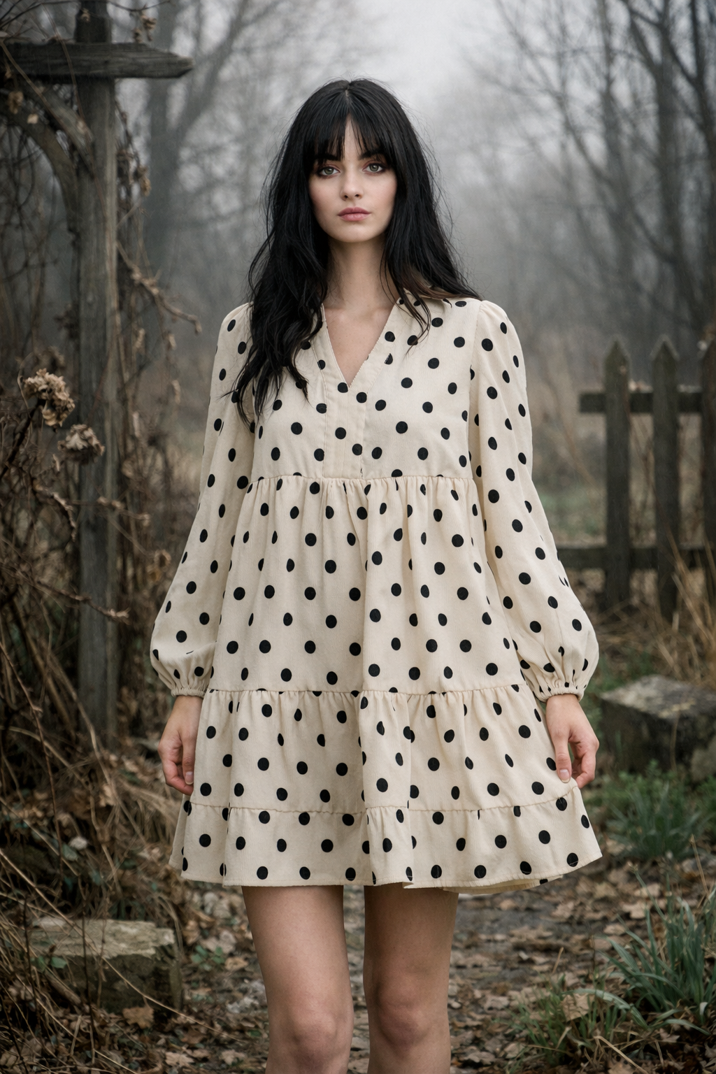 The Orchard Letter Polka Dot Frock