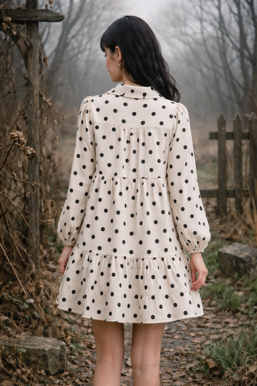 The Orchard Letter Polka Dot Frock