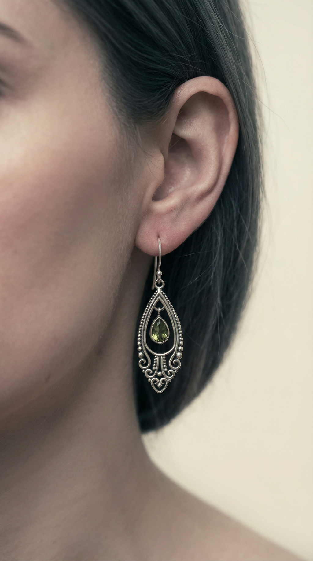 The Ornate Teardrop Filigree Earrings