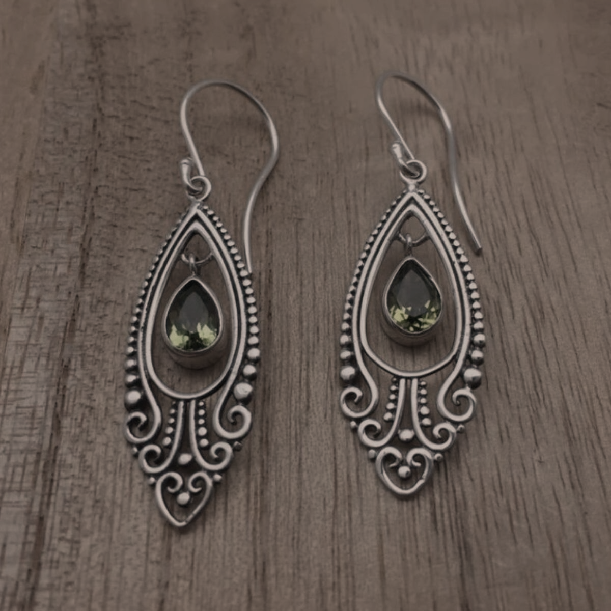 The Ornate Teardrop Filigree Earrings