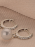 The Pearl Drop Huggie