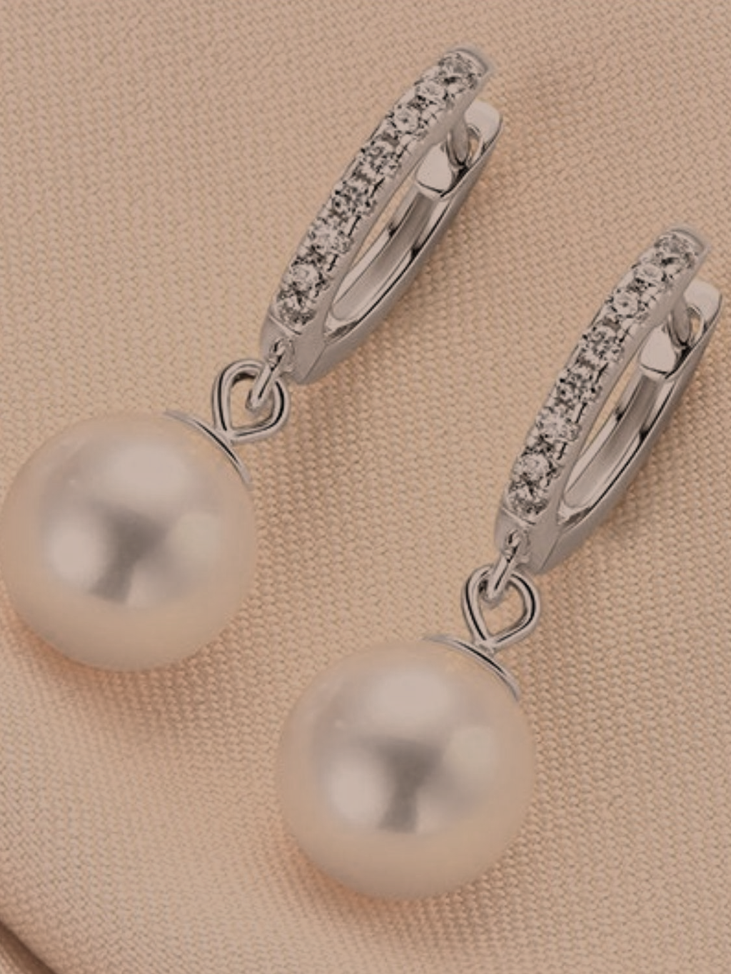 The Pearl Drop Huggie