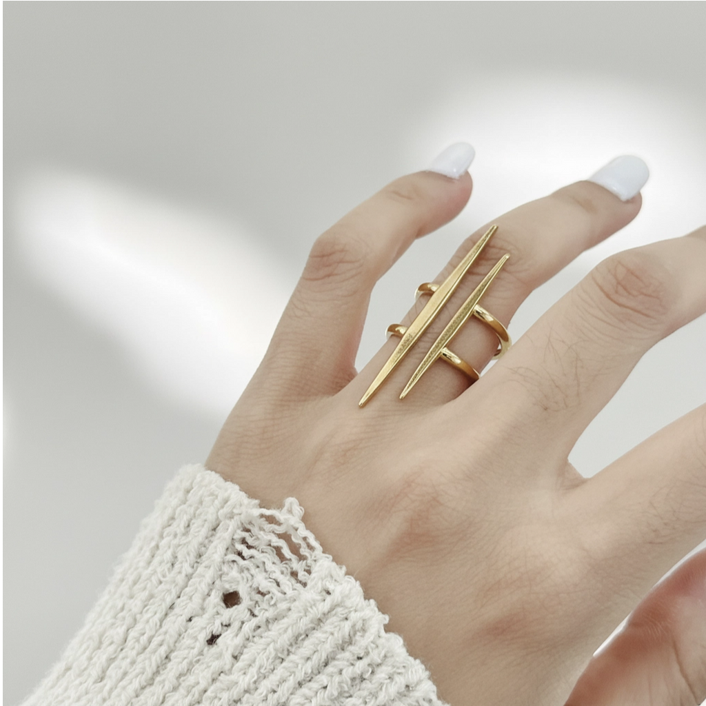 The Quiet Line Asymmetrical Ring
