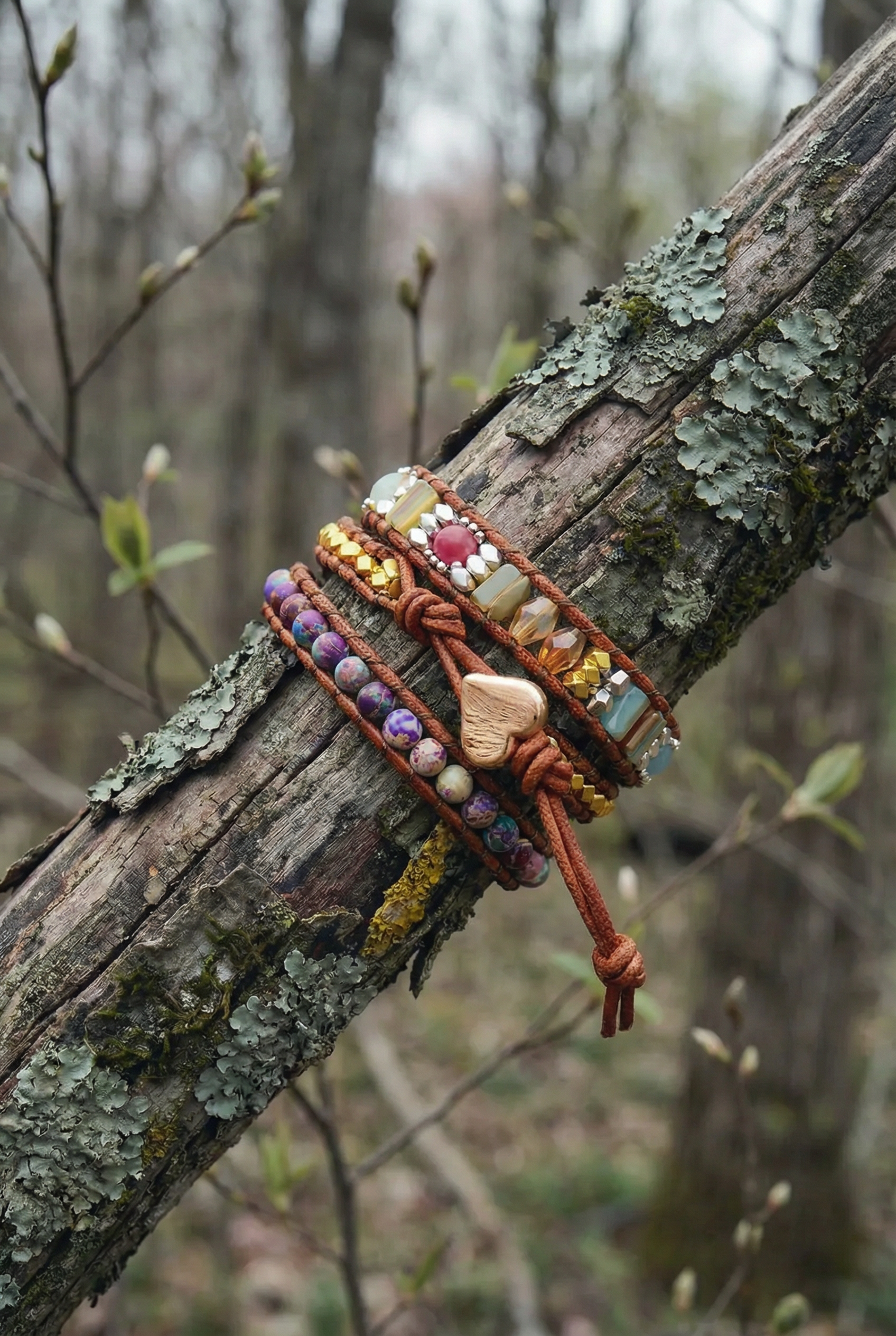 The Rose Quartz Reverie Wrap Bracelet