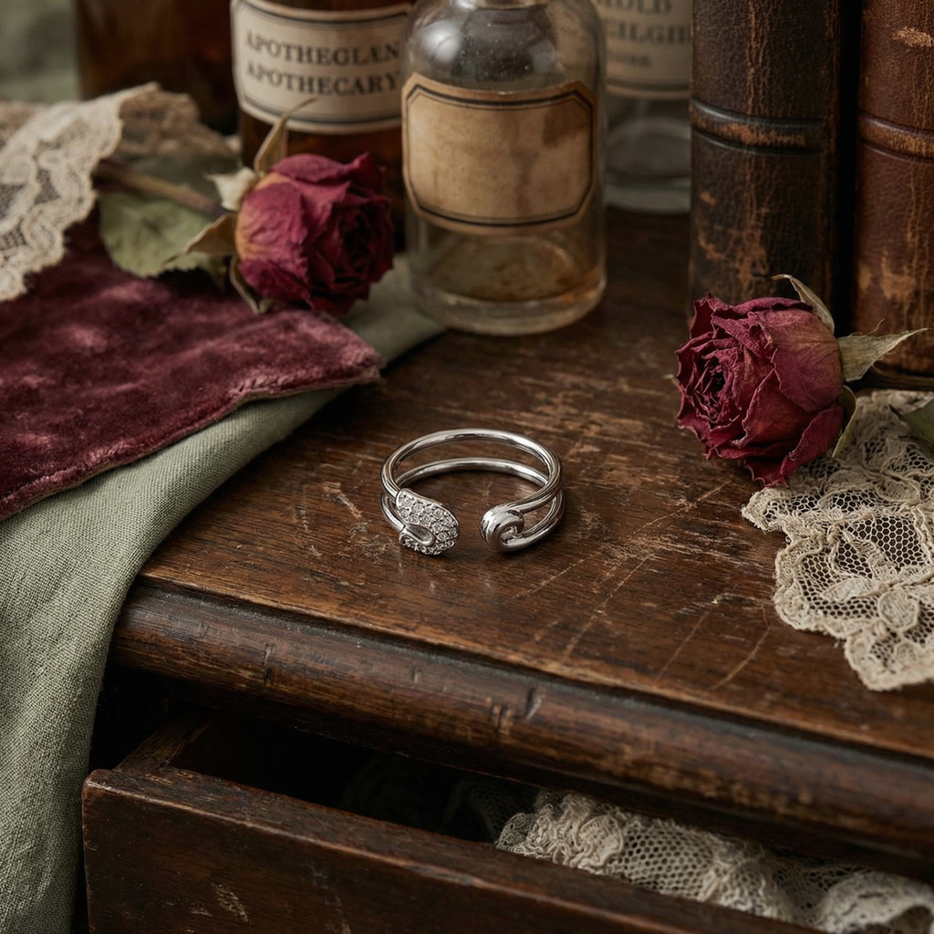 The Safety Pin Open Ring