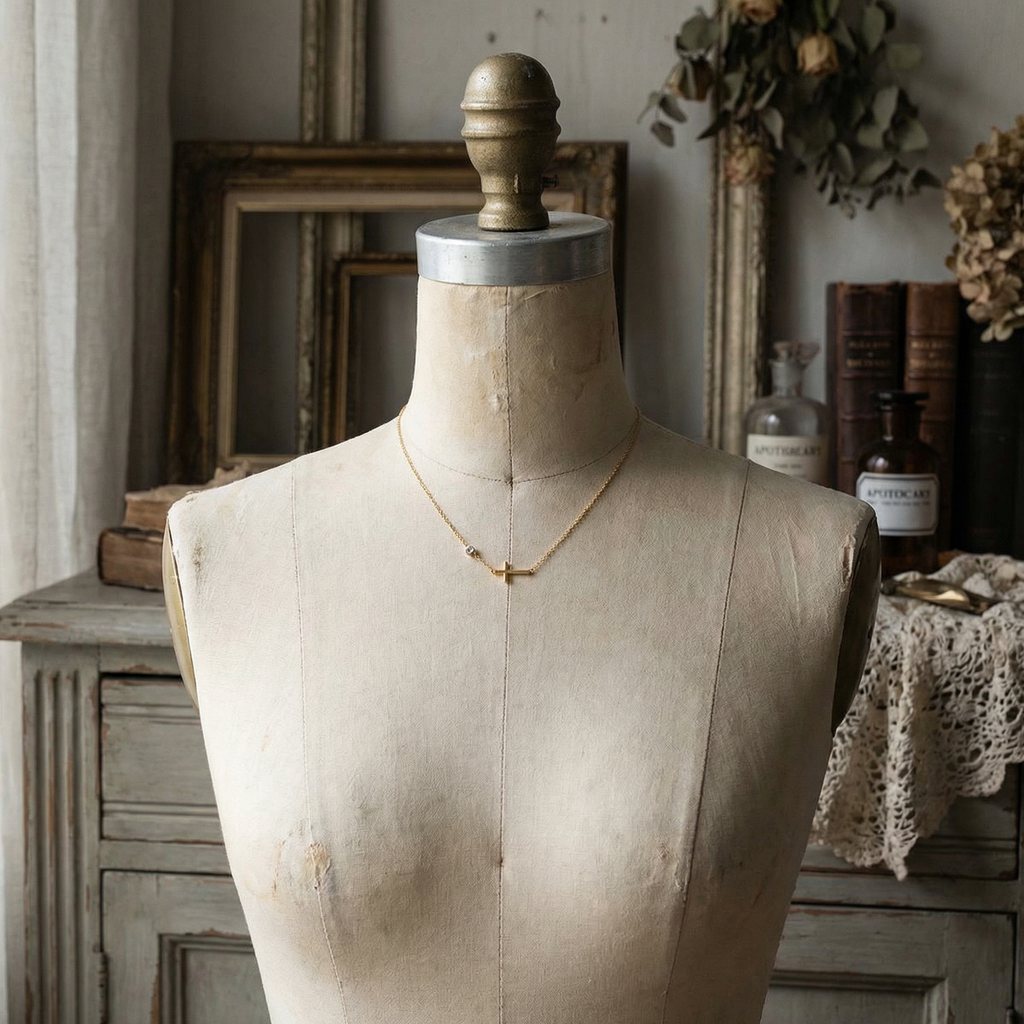 The Sideways Cross Necklace