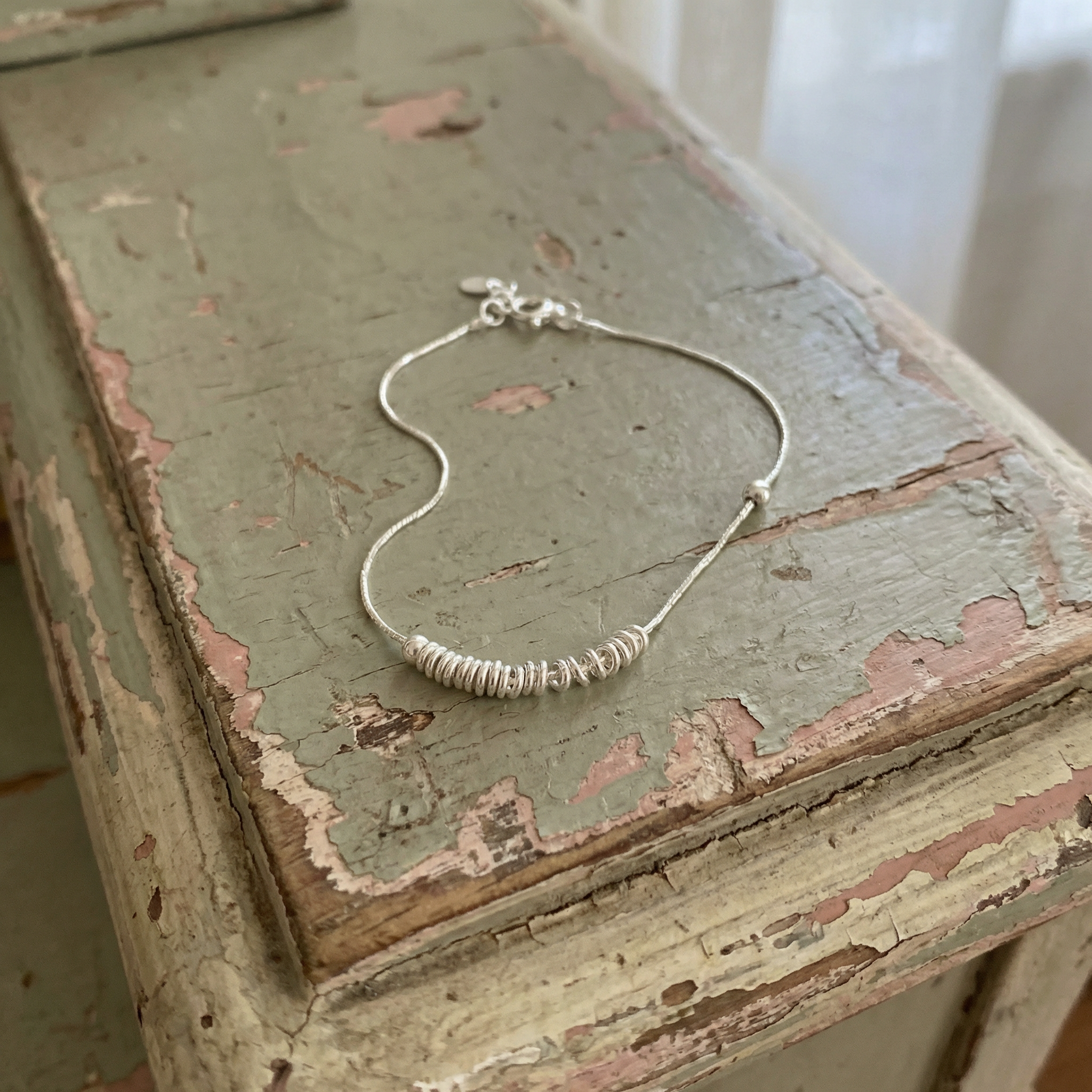 The Silver Ridges Bracelet