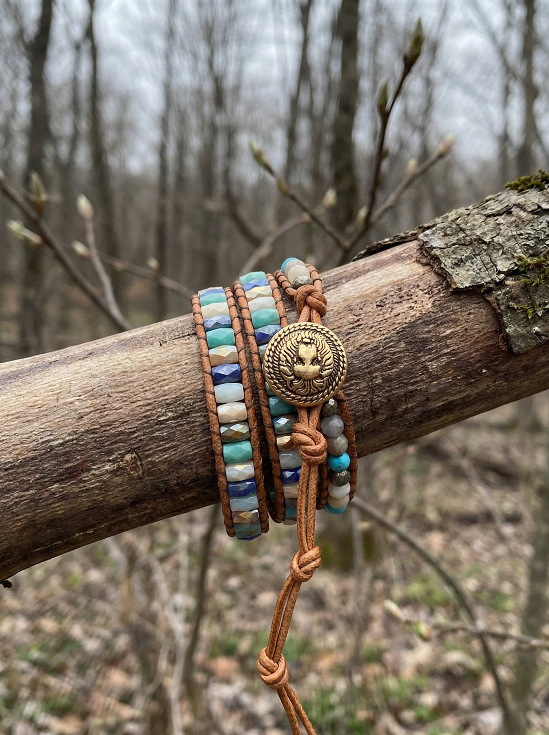 The Sky and Stone Wrap Bracelet