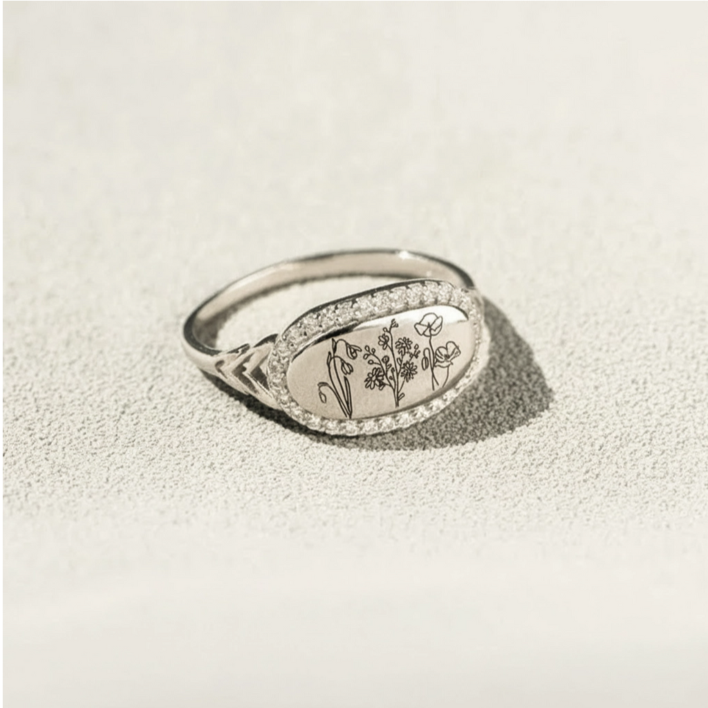 The Still Garden Oval Ring