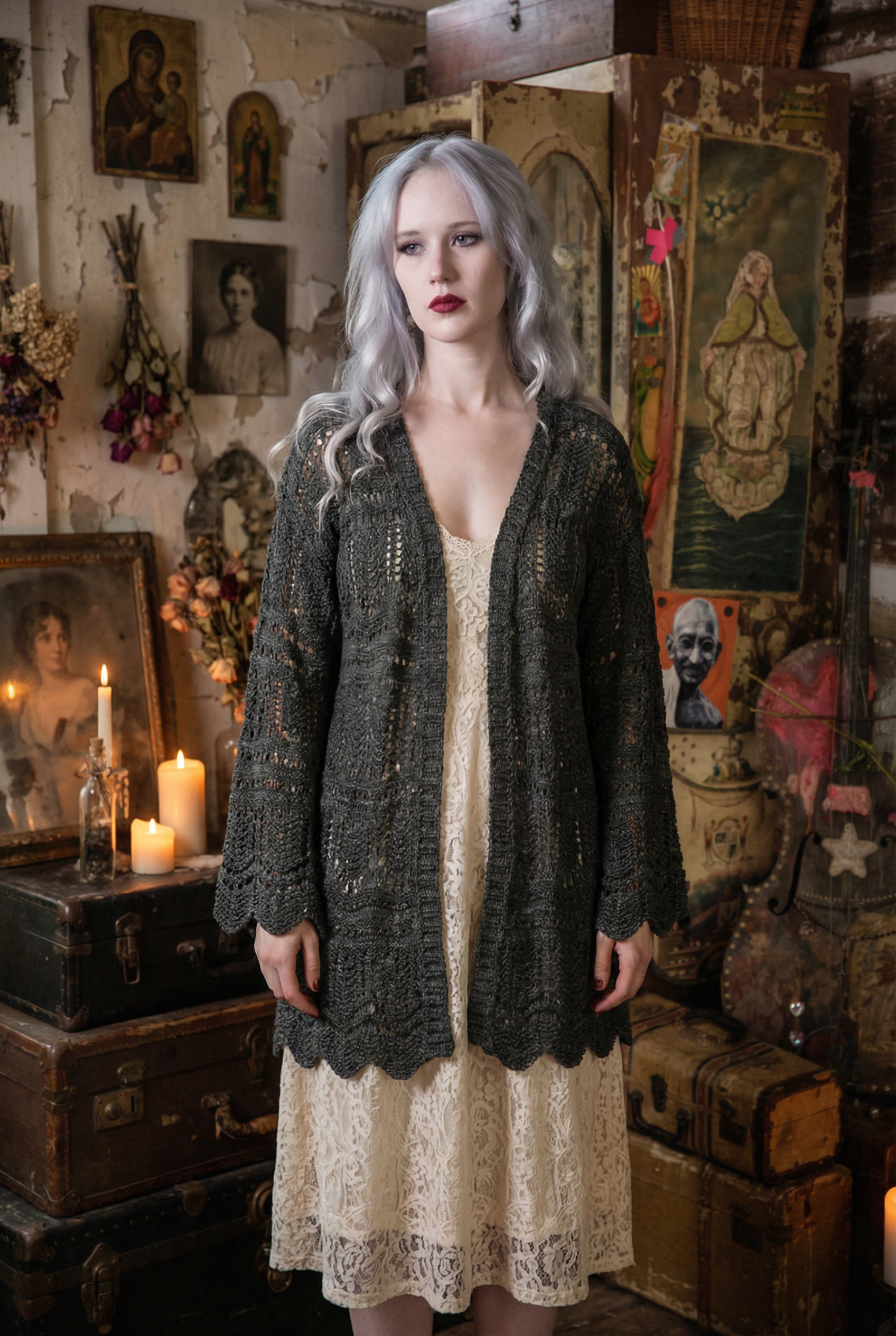 The Ashwood Openwork Cardigan