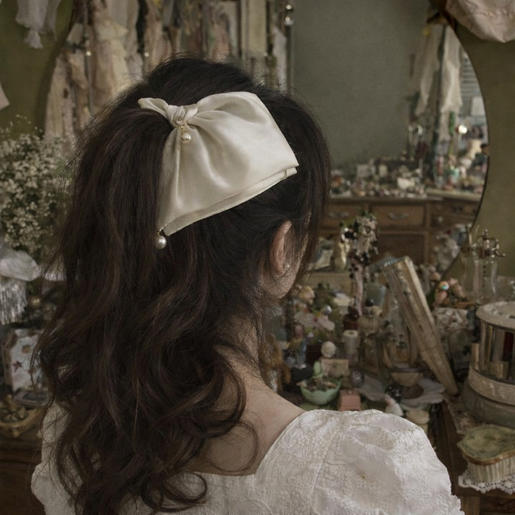 The Candlelit Ballroom Bow Barrette