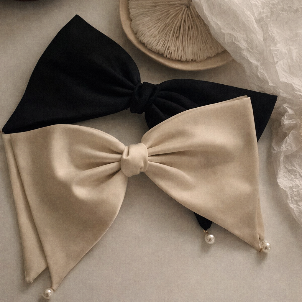 The Candlelit Ballroom Bow Barrette