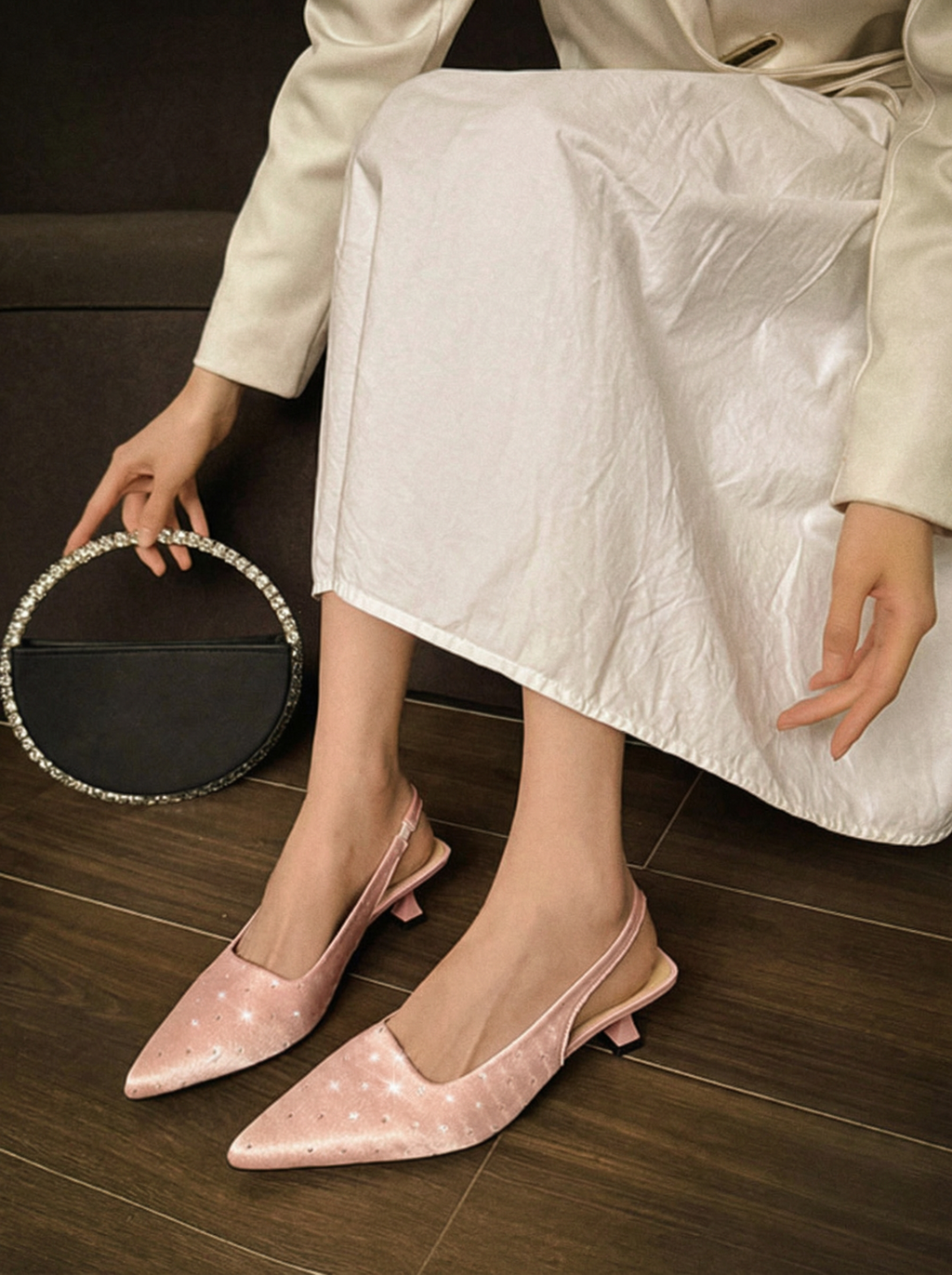 The Celestine Sparkle Slingback
