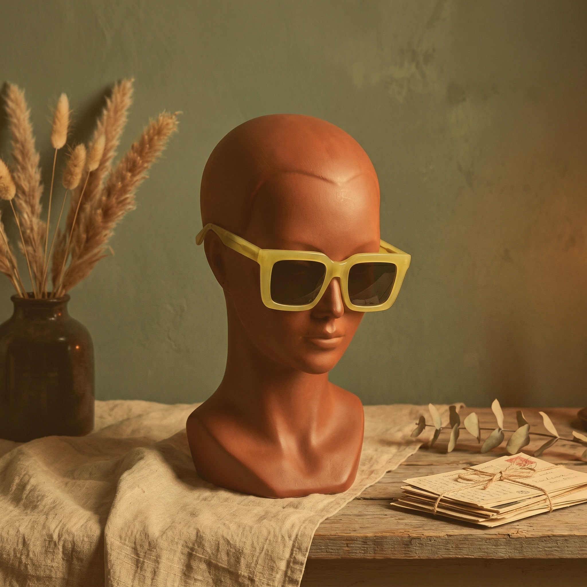 The Citrine Stillness Square Sunglasses