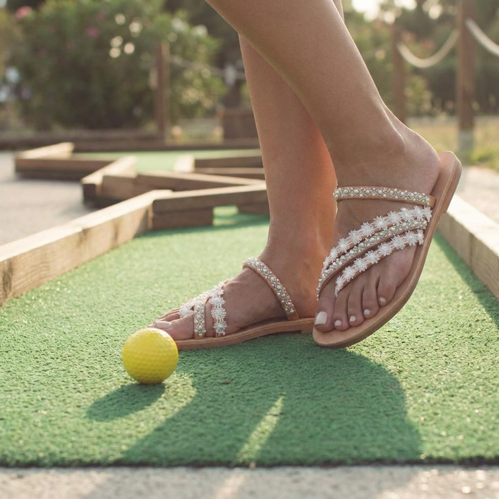 The Dandelion Hour Beaded Sandal