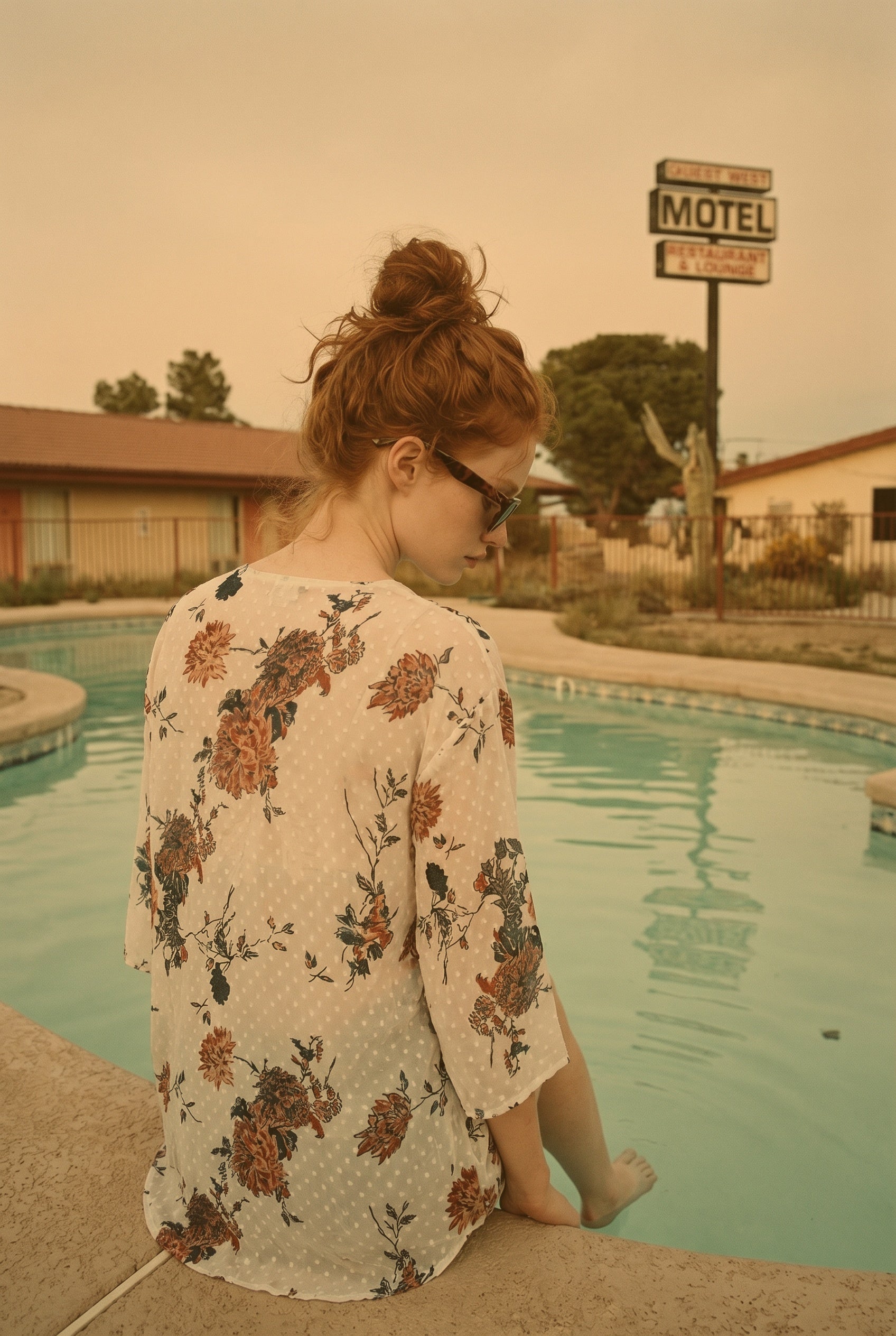 The Desert Bloom Drift Kimono