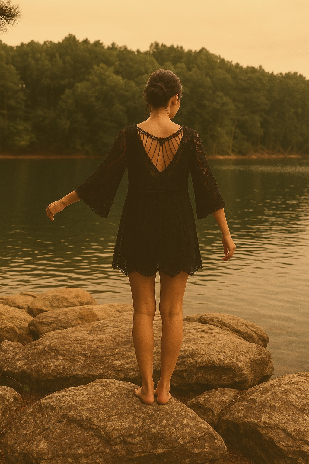 The Lakeshore Veil Tunic