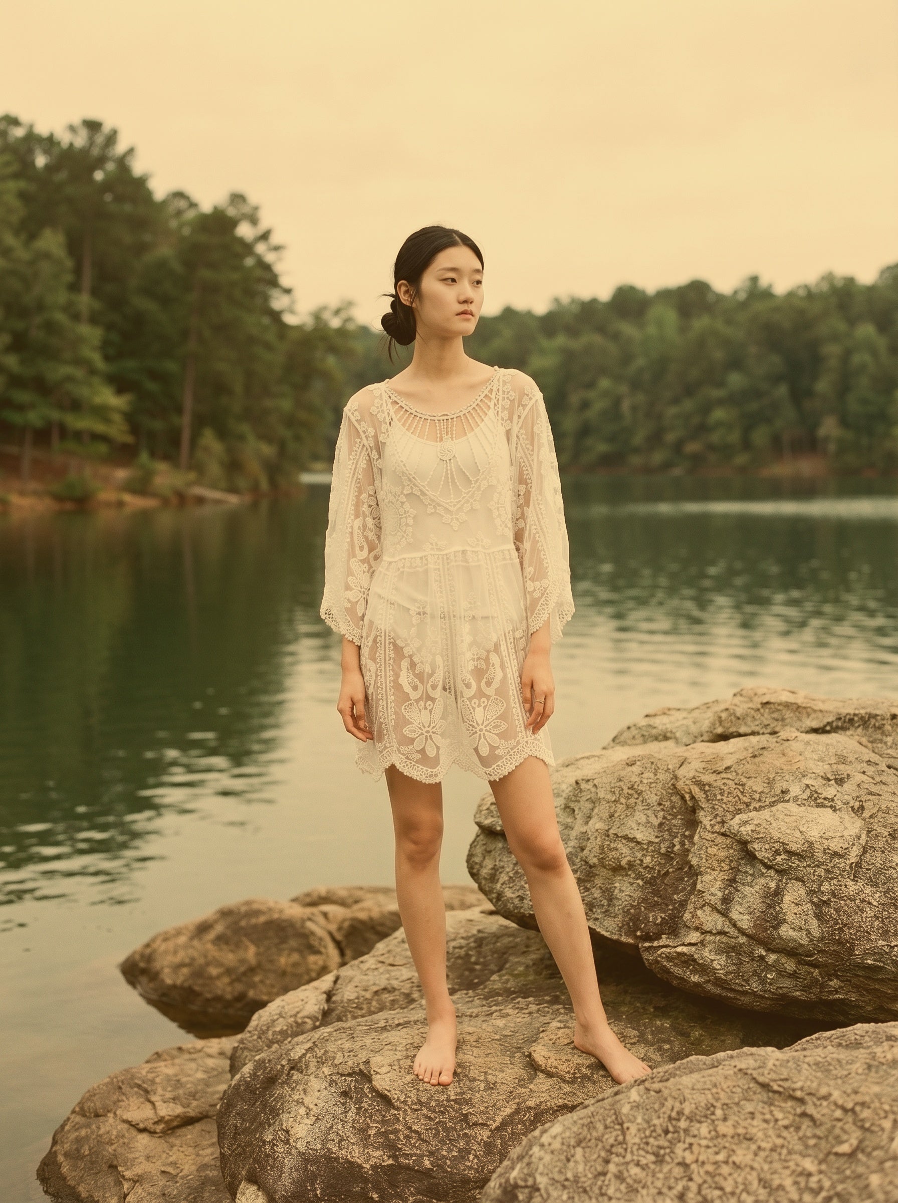 The Lakeshore Veil Tunic