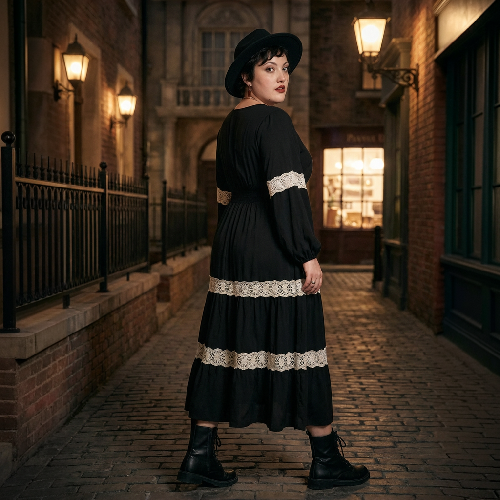The Lantern Passage Lace Tier Dress