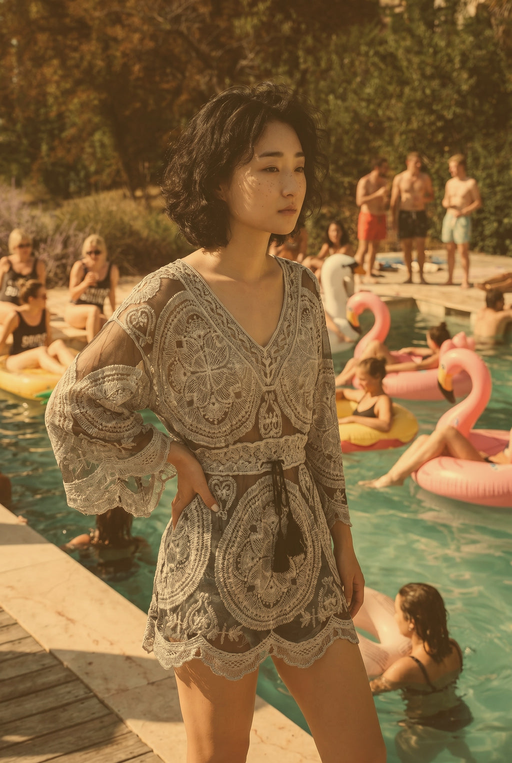The Poolside Linger Lace Covering