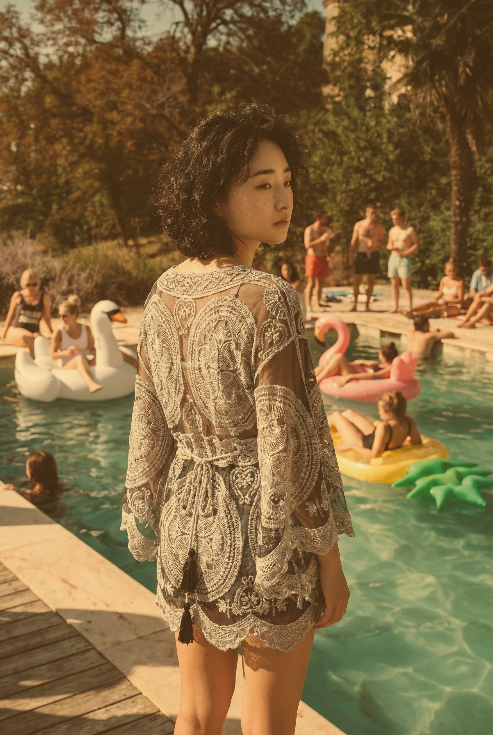 The Poolside Linger Lace Covering