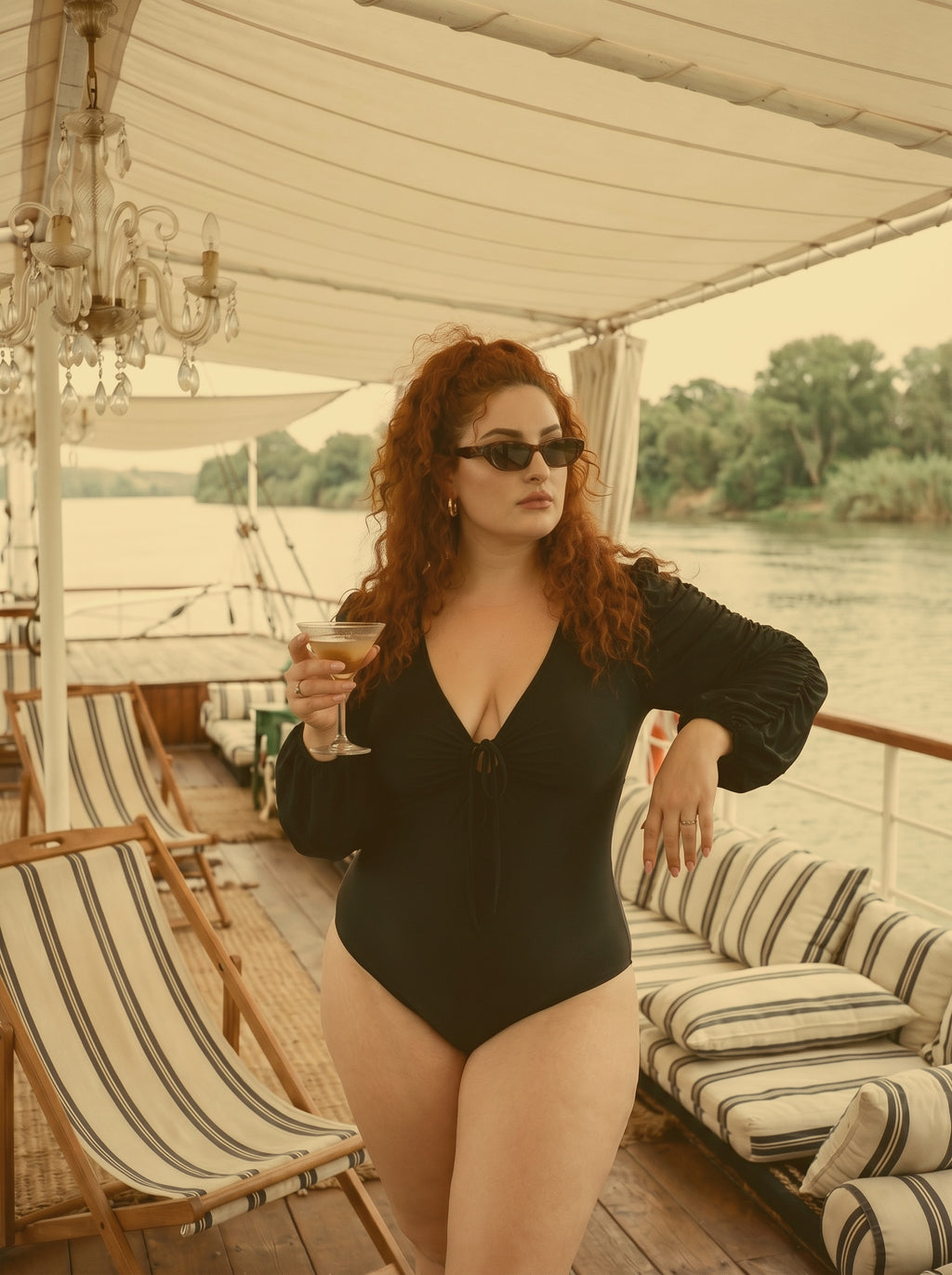 The Riverlight Drawstring Swimsuit