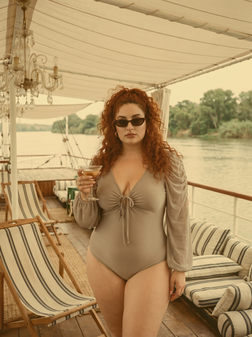 The Riverlight Drawstring Swimsuit