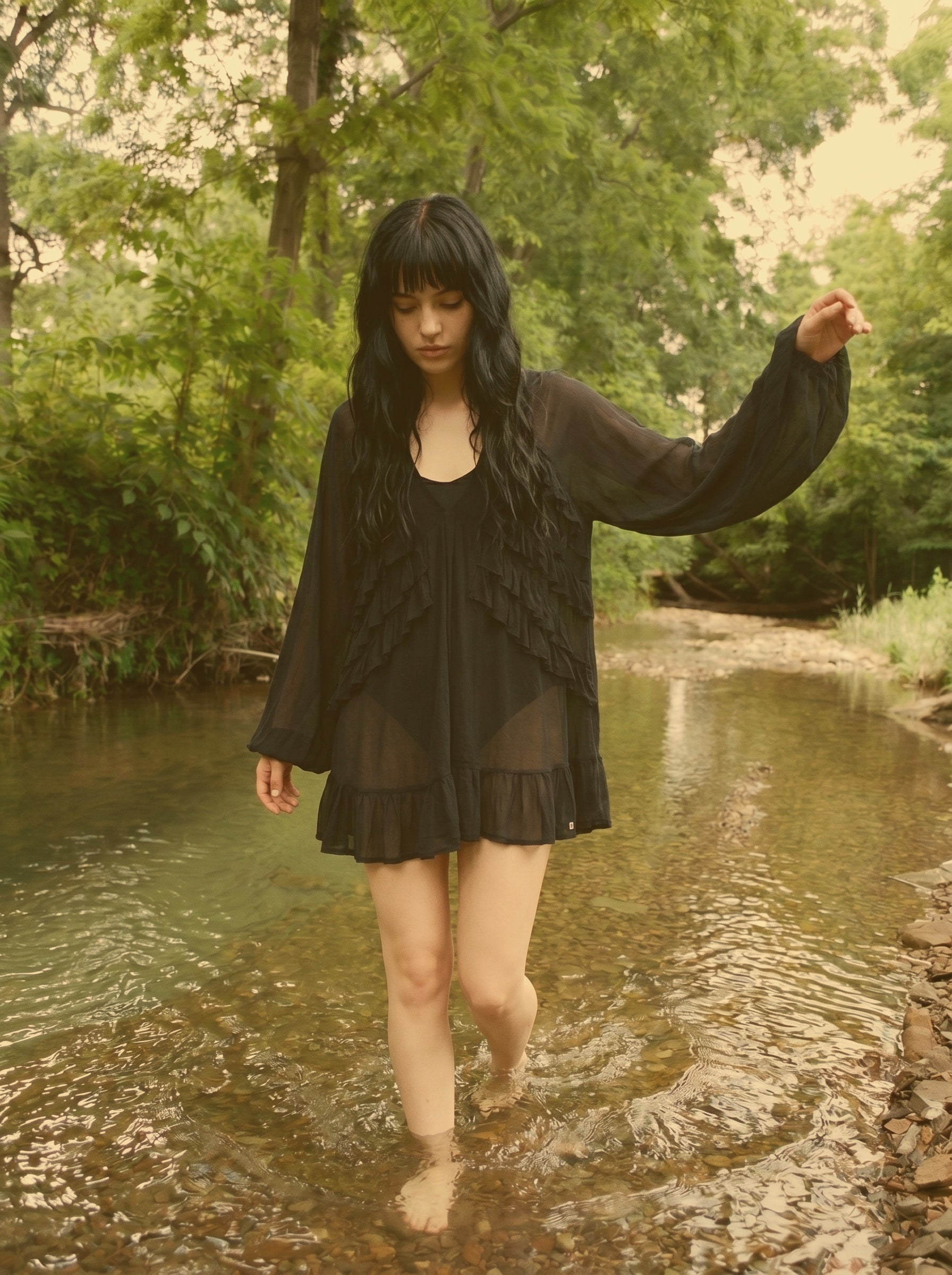 The Riverveil Ruffle Coverup