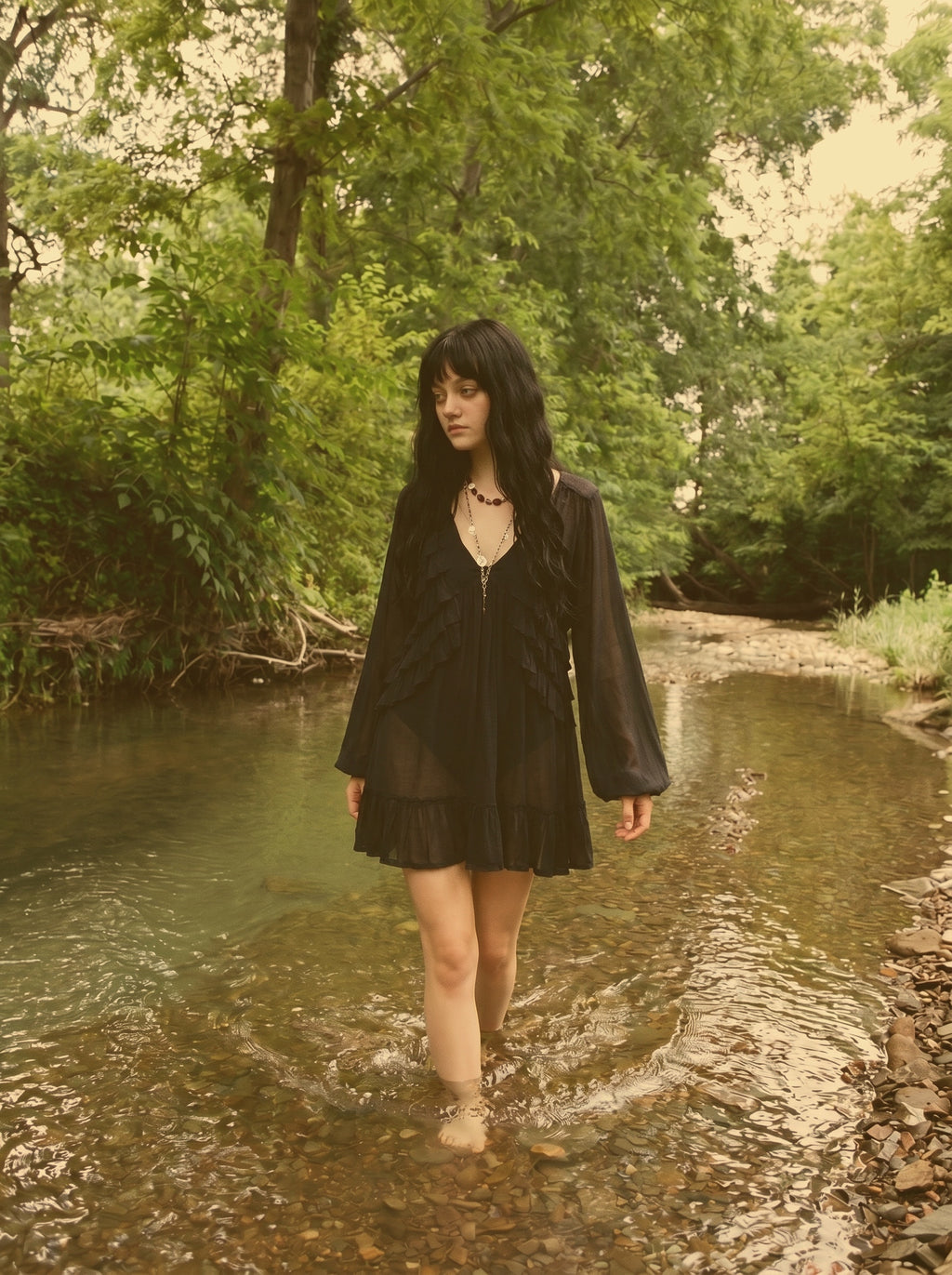 The Riverveil Ruffle Coverup