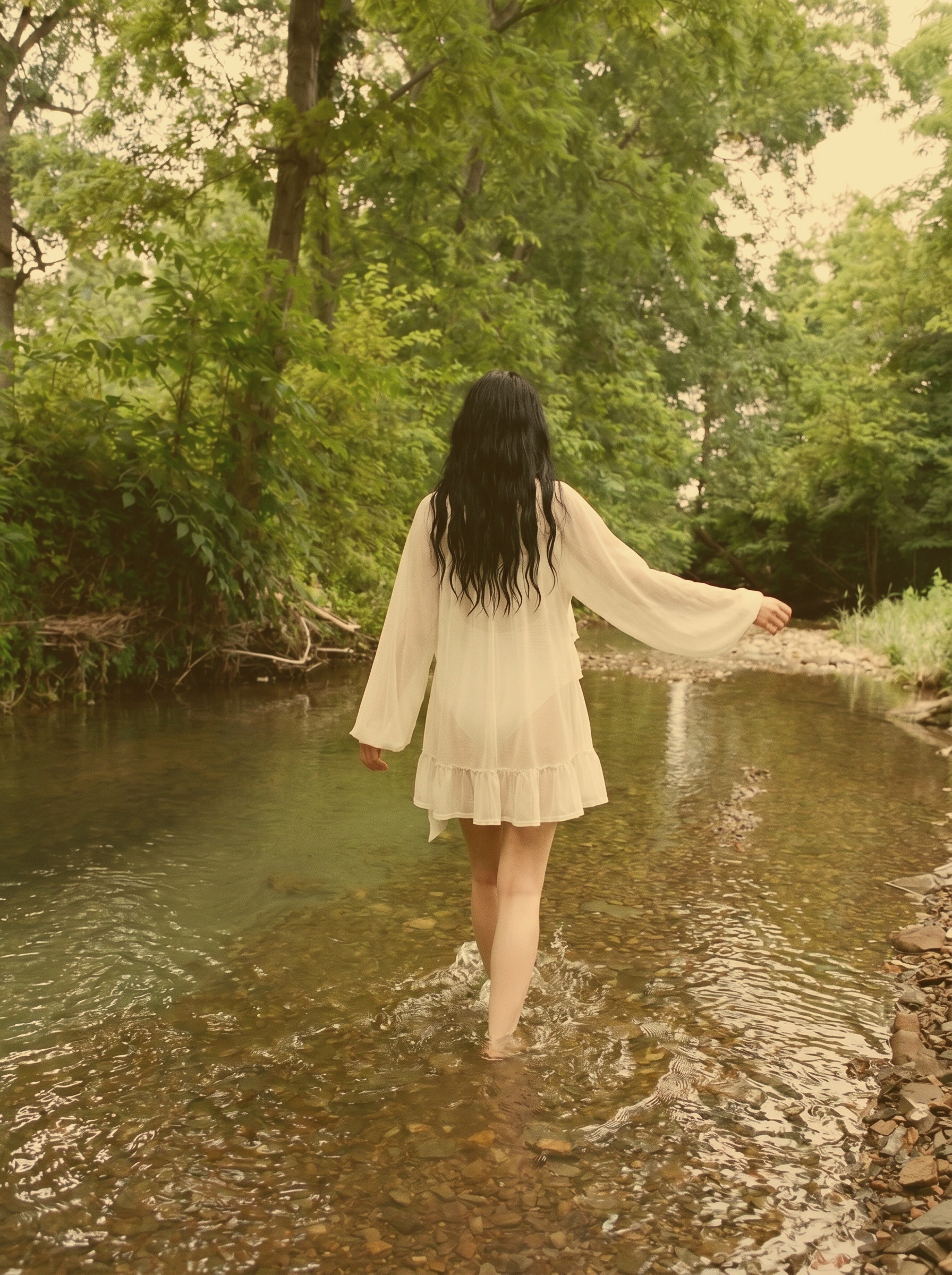 The Riverveil Ruffle Coverup
