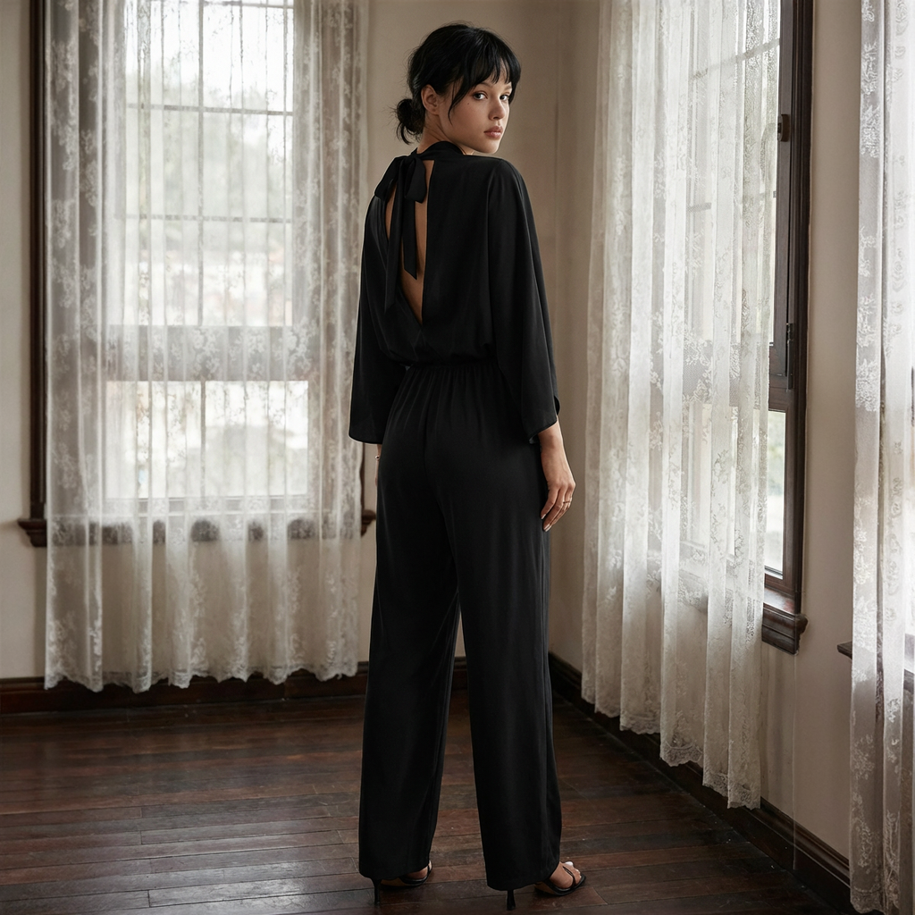The Afterhours Cape Jumpsuit