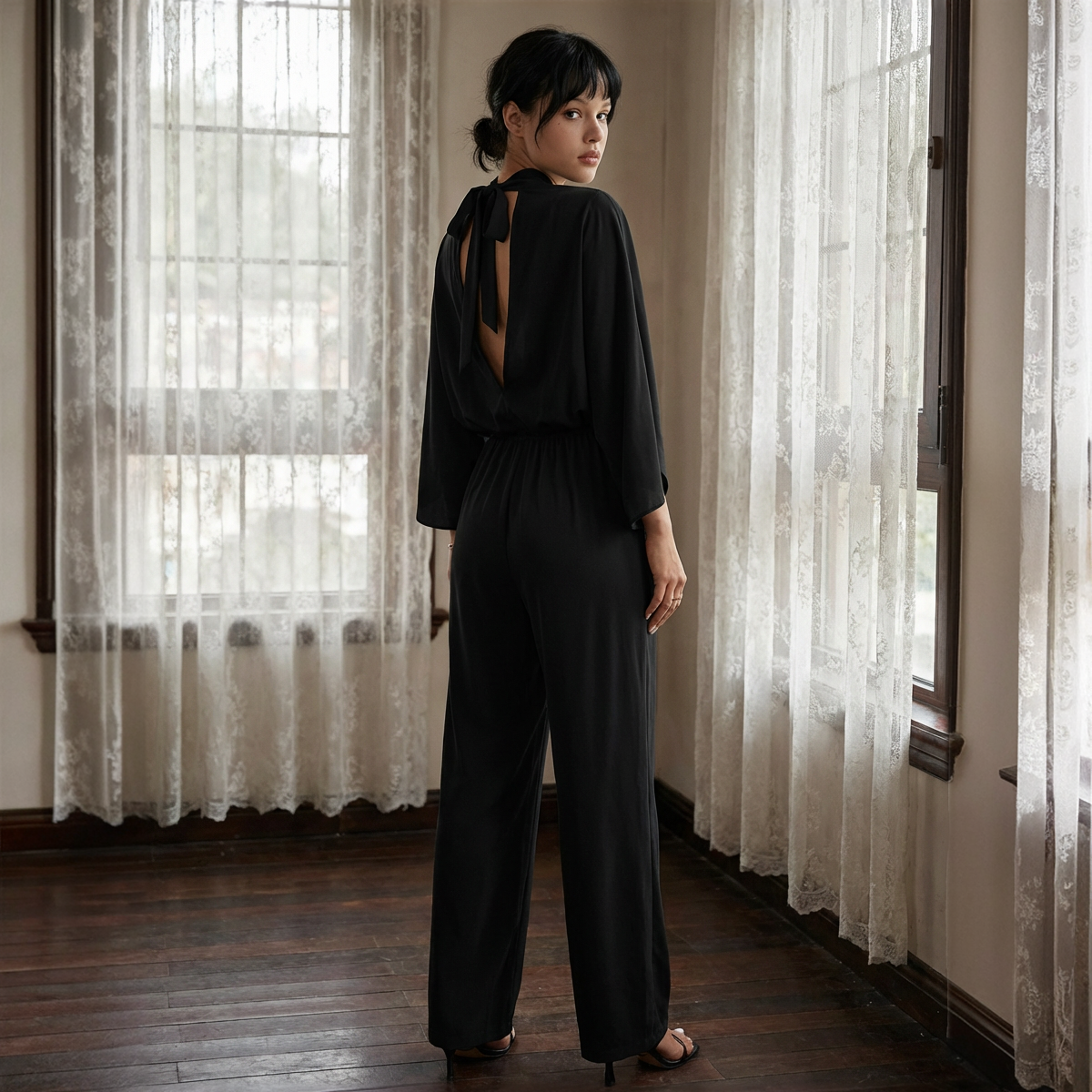 The Afterhours Cape Jumpsuit
