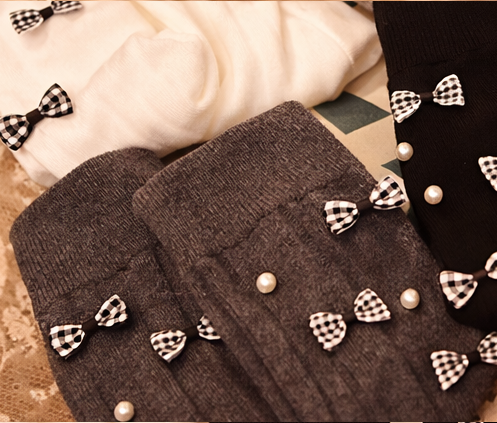 The Afterthought Bow Socks