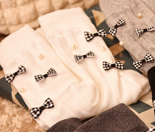 The Afterthought Bow Socks