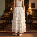 The Alabaster Cascade Skirt